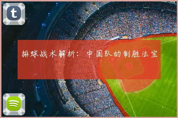 排球战术解析：中国队的制胜法宝